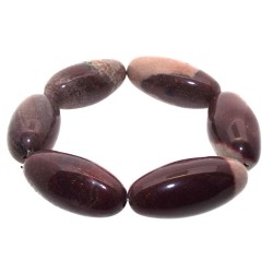 Shiva Lingam Six Gemstone Bead Bracelet